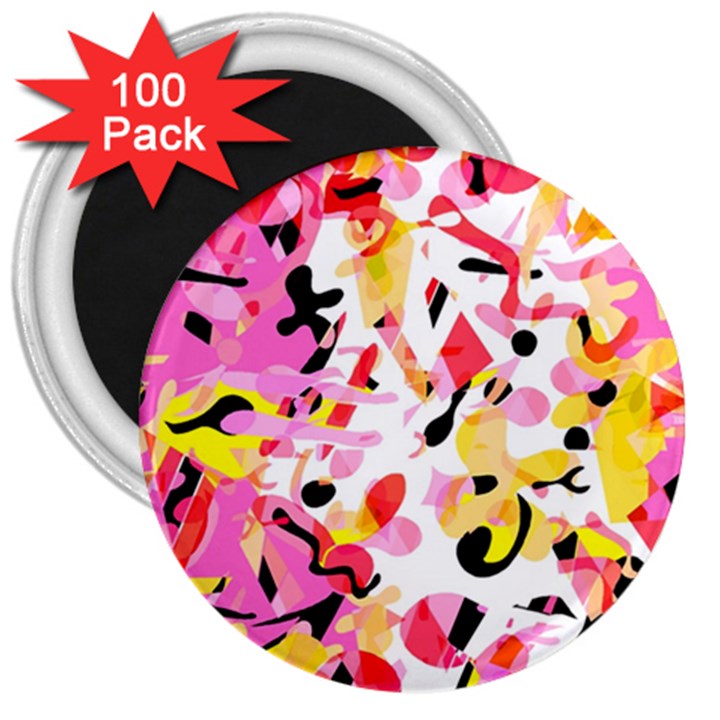 Pink pother 3  Magnets (100 pack)