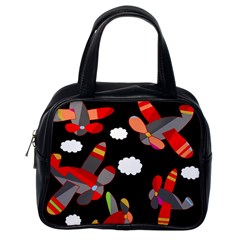 Playful airplanes  Classic Handbags (One Side)