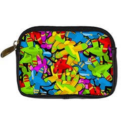 Colorful Airplanes Digital Camera Cases by Valentinaart