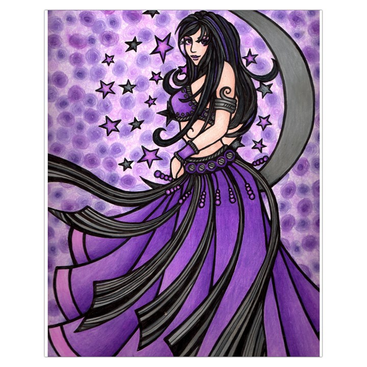 Violet Moon Belly Dancer Drawstring Bag (Small)