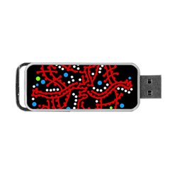 Red Fantasy 2 Portable Usb Flash (one Side)