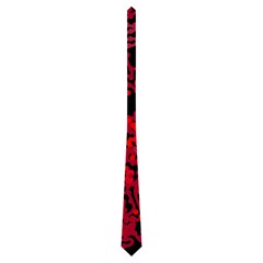 Red Emotion Neckties (two Side)  by Valentinaart