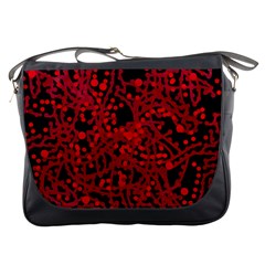 Red Emotion Messenger Bags by Valentinaart