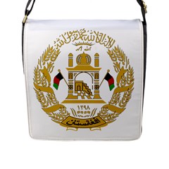 Emblem Of Afghanistan, 2004-2013 Flap Messenger Bag (l)  by abbeyz71