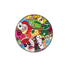 Face Mask Cartoons Stash Holiday Hat Clip Ball Marker (10 pack)