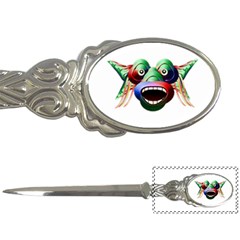 Futuristic Funny Monster Character Face Letter Openers by dflcprints