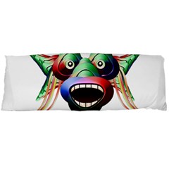 Futuristic Funny Monster Character Face Body Pillow Case (dakimakura) by dflcprints