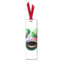 Futuristic Funny Monster Character Face Small Book Marks by dflcprints