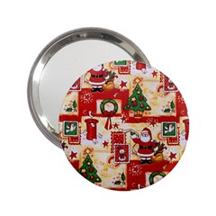 Santa Clause Mail Bird Snow 2.25  Handbag Mirrors