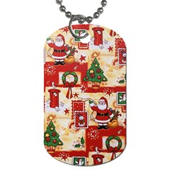 Santa Clause Mail Bird Snow Dog Tag (Two Sides)