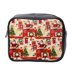 Santa Clause Mail Bird Snow Mini Toiletries Bag 2-Side