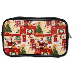 Santa Clause Mail Bird Snow Toiletries Bags