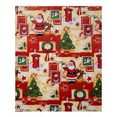 Santa Clause Mail Bird Snow Shower Curtain 60  x 72  (Medium) 