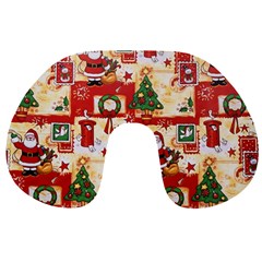 Santa Clause Mail Bird Snow Travel Neck Pillows