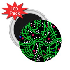 Green Fantasy 2 25  Magnets (100 Pack) 