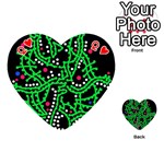 Green fantasy Playing Cards 54 (Heart)  Front - HeartQ