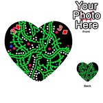 Green fantasy Playing Cards 54 (Heart)  Front - Diamond3