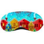 Christmas magical landscape  Sleeping Masks Front