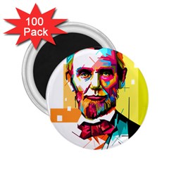 Abraham Lincoln 2 25  Magnets (100 Pack) 