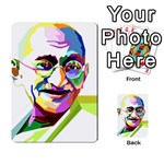 Ghandi Multi-purpose Cards (Rectangle)  Front 10