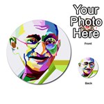 Ghandi Multi-purpose Cards (Round)  Back 53