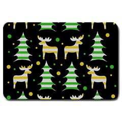 Decorative Xmas reindeer pattern Large Doormat 