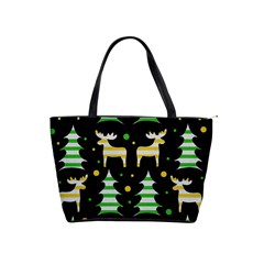 Decorative Xmas reindeer pattern Shoulder Handbags