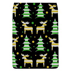 Decorative Xmas Reindeer Pattern Flap Covers (s)  by Valentinaart