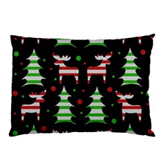 Reindeer Decorative Pattern Pillow Case (two Sides) by Valentinaart