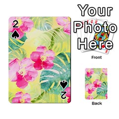 Tropical Dream Hibiscus Pattern Playing Cards 54 Designs  by DanaeStudio