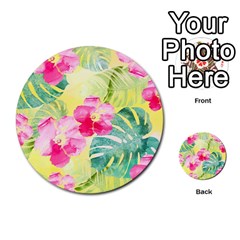 Tropical Dream Hibiscus Pattern Multi-purpose Cards (round)  by DanaeStudio