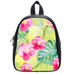 Tropical Dream Hibiscus Pattern School Bags (small) 