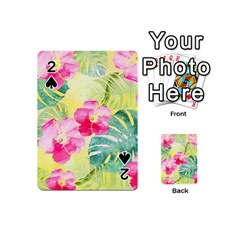 Tropical Dream Hibiscus Pattern Playing Cards 54 (mini)  by DanaeStudio