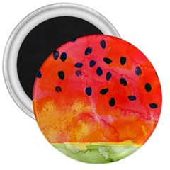 Abstract Watermelon 3  Magnets by DanaeStudio