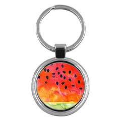 Abstract Watermelon Key Chains (round)  by DanaeStudio