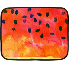 Abstract Watermelon Double Sided Fleece Blanket (mini) 