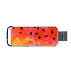 Abstract Watermelon Portable Usb Flash (two Sides) by DanaeStudio