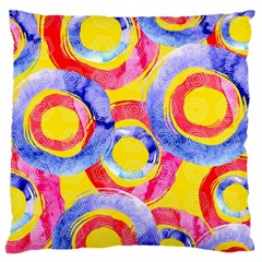 Blue And Pink Dream Standard Flano Cushion Case (two Sides) by DanaeStudio