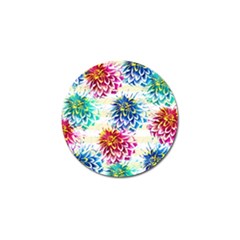 Colorful Dahlias Golf Ball Marker (10 pack)