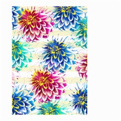 Colorful Dahlias Small Garden Flag (Two Sides)