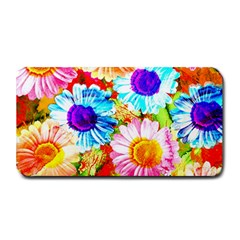 Colorful Daisy Garden Medium Bar Mats by DanaeStudio