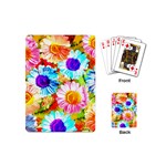 Colorful Daisy Garden Playing Cards (Mini)  Back