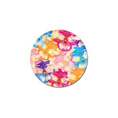 Colorful Pansies Field Golf Ball Marker (10 Pack) by DanaeStudio