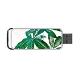 Pachira Leaves  Portable USB Flash (Two Sides) Front