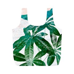 Pachira Leaves  Full Print Recycle Bags (m)  by DanaeStudio