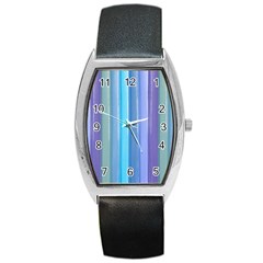 Provence Fields Lavender Pattern Barrel Style Metal Watch by DanaeStudio