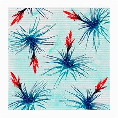 Tillansia Flowers Pattern Medium Glasses Cloth (2-side) by DanaeStudio