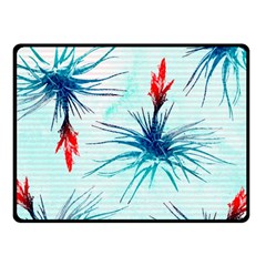 Tillansia Flowers Pattern Fleece Blanket (small) by DanaeStudio