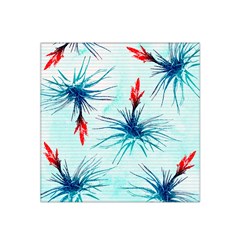 Tillansia Flowers Pattern Satin Bandana Scarf by DanaeStudio