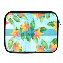 Tropical Starfruit Pattern Apple Ipad 2/3/4 Zipper Cases by DanaeStudio